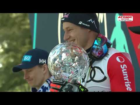 AUDI FIS Ski World Cup finals - Men's overall award ceremony, Sun Valley, March 2025