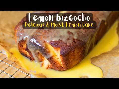 Lemon Bizcocho - Lemon Cake - Classic Spanish Dessert Recipe