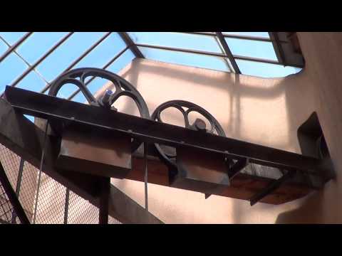 Amazing OTIS traction elevator in old shaft @ Geneva, Switzerland