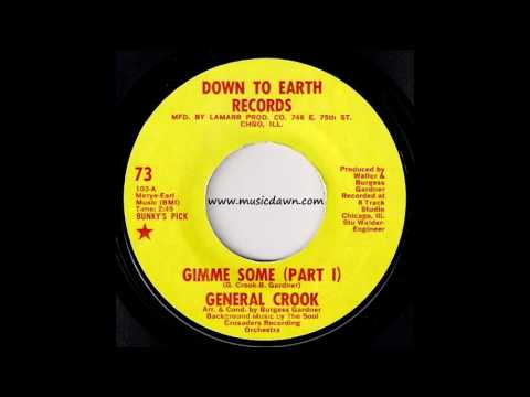General Crook - Gimme Some Part I [Down To Earth] 1970 Deep Funk 45 Video