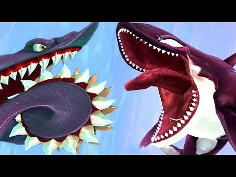 Hungry Shark World - Killer Whale vs BUZZ Helicoprion - All Sharks Unlocked Gameplay Walkthrough