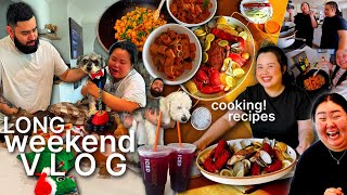 VLOG: crying my eyes out, emotional update, cooking w/ bestie, easy recipes, game night w/ husband 🥰