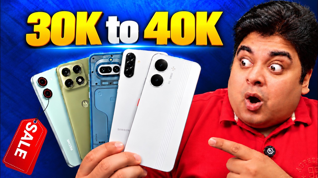 Flipkart & Amazon Diwali Sale | Right Phone to Buy | 30K to 40K | All Rounders of 2026