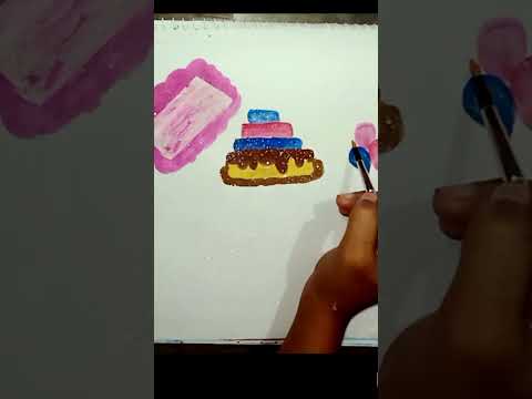 Draw a birthday wish card #shorts #art #viral #creative #drawing