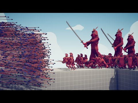 100x HOPLITE & 3 SAMURAI GIANTS vs EVERY GOD - Totally Accurate Battle Simulator TABS