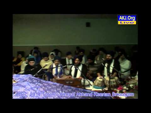 073 Toronto Dec. 2014 Smaagam - Saturday Morning Keertan - Bh. Simratpal Singh Jee Ludhiana
