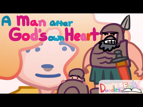A Man after God's own Heart (David and Goliath kids animated Bible stories)