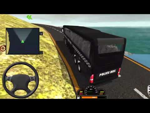 US Police  Bus Mountain Driving Simulator #andorid Police Bus Mountain Driving.