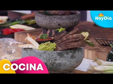 Receta de molcajete parrillero para celebrar el Día del Padre | Hoy Día | Telemundo