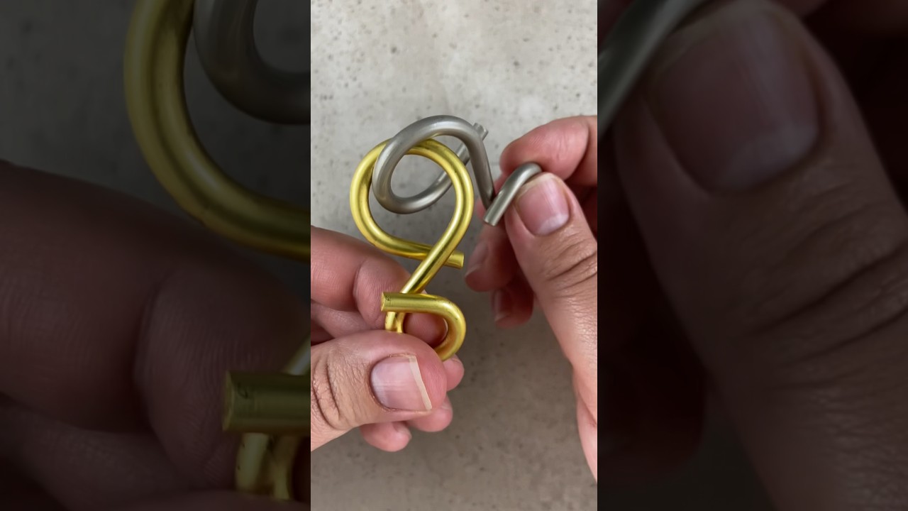 Only 2 pieces in Silk Worm, but 1 solution to separate them. #puzzlesolving