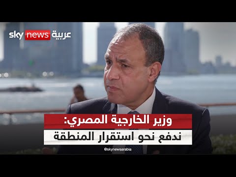 فيديو | وزير الخارجية المصري بدر عبد العاطي لسكاي نيوز عربية: نعمل على خفض التصعيد في المنطقة | #سكاي_خاص