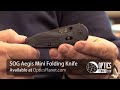 SOG Aegis Mini Folding Knife - OpticsPlanet.com