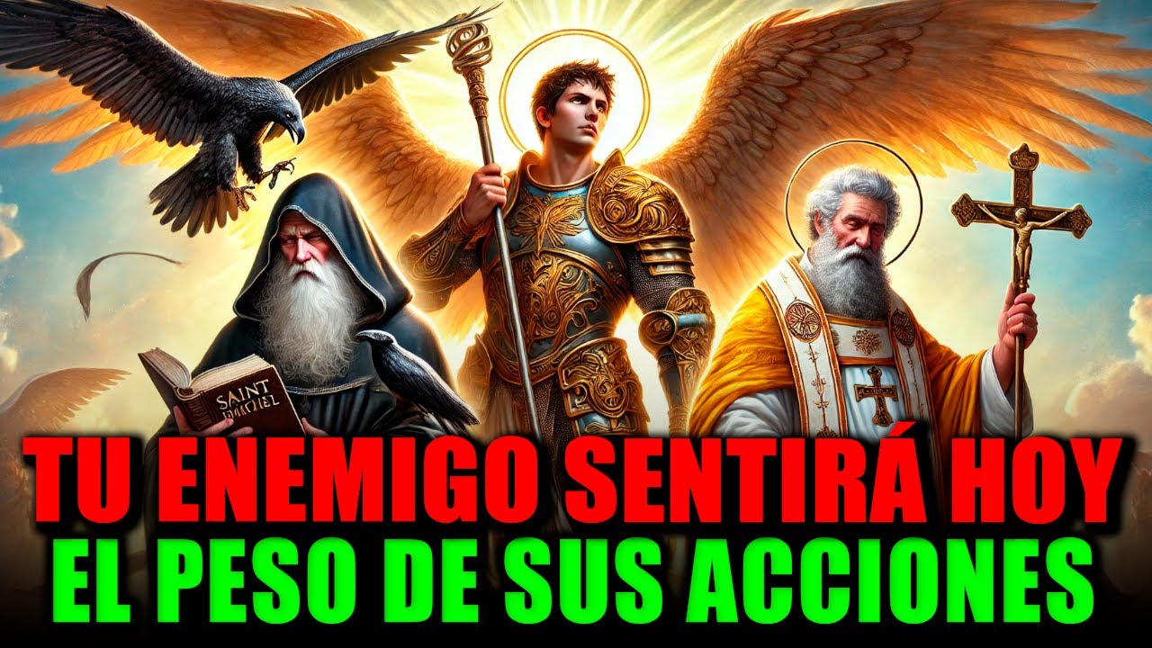 🛑ANULA EL MAL QUE TE HICIERON CON ESTA ORACIÓN PODEROSA - SAN BENITO, MIGUEL Y CIPRIANO