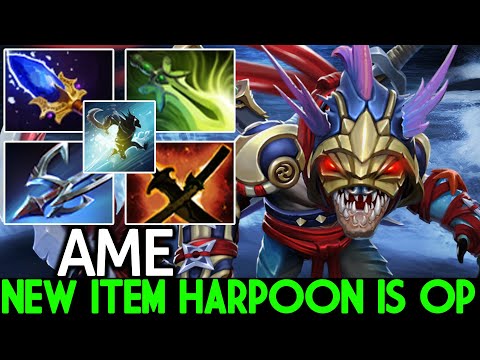 AME [Slark] New Item Harpoon is OP Absolute Monster Dota 2