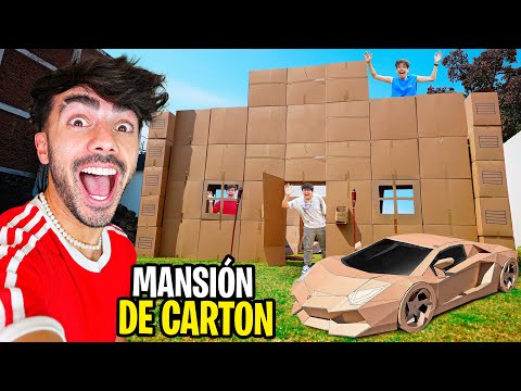CONSTRUI UNA MANSION CON CAJAS DE CARTON!