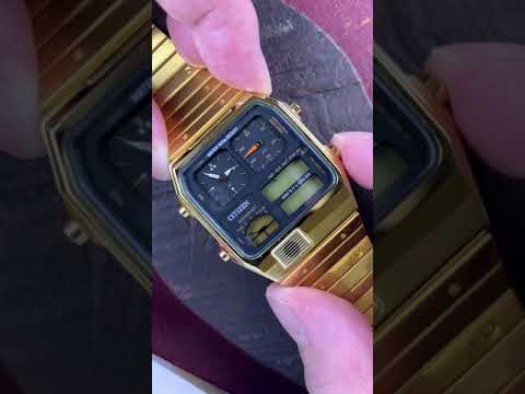 How to set the time on Citizen Ana Digi Temp watch