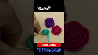 🌺How to Embroidery Stunning 3D Flowers: #EmbroideryTutorial #3DEmbroidery #DIYFlowers #EmbroideryArt