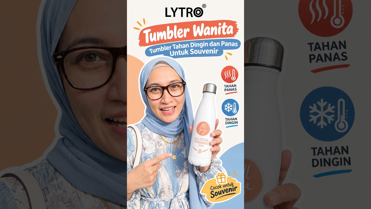 Tumbler Wanita Cantik & Elegan | Tumbler Tahan Panas dan Dingin untuk Souvenir Custom #tumbler