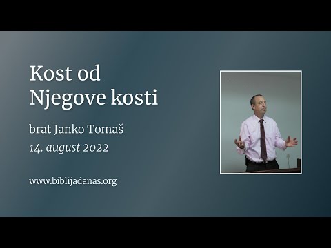 Kost od Njegove kosti - brat Janko Tomaš