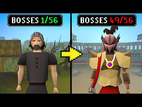 Killing every Boss in Runescape, using ONLY their loot