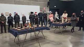 Acte d'inauguració de la sala d'exposicions de l'EMD de Bellaterra