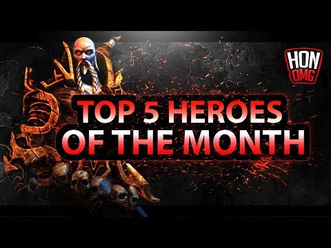 HoN OMG | Top 5 Heroes Of The Month - November 2018