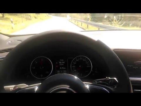 AUDI Q5 2,0 TDI 2015 Quattro 0-130 KM/h acceleration speed