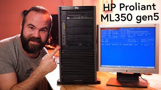 I Found a Server in a Dumpster! HP Proliant ML350 G5