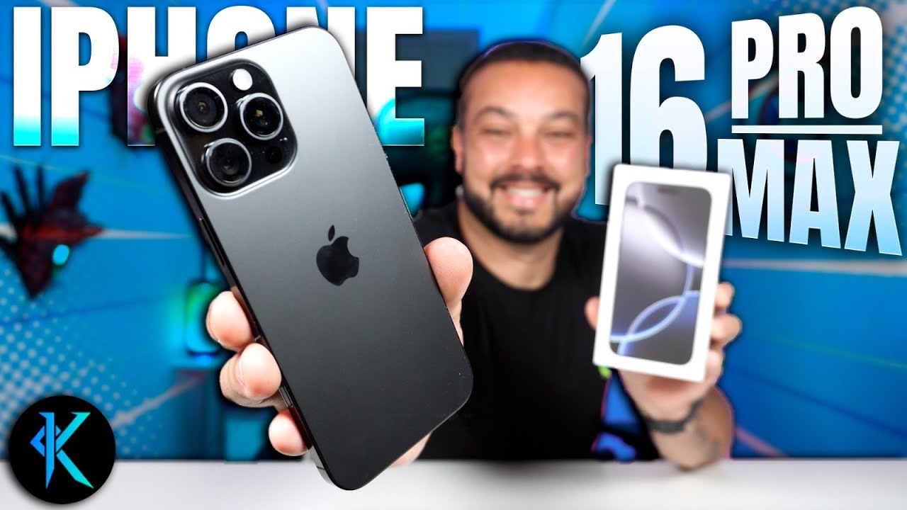 CHEGOUUU O IPHONE MAIS TOP DE TODOS OS TEMPOS!!! IPHONE 16 PRO MAX!