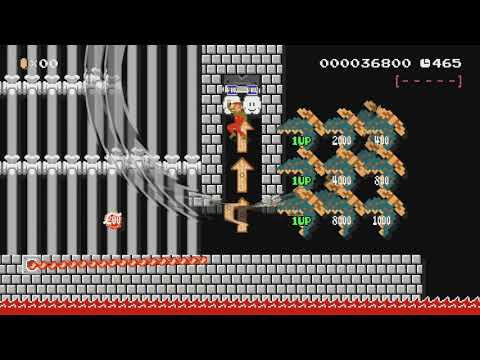 Castle of Bowser, circa 1985 by AngryLuigi - Super Mario Maker - No Commentary 1bq