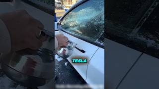 Pourquoi les Tesla deviennent impossibles à ouvrir en hiver ?!!🥶😳