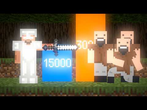 Herobrine Vs Notch - Power Level Animation