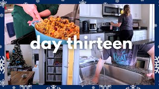 VLOGMAS DEC 13 | cleaning the house, toy closet tour, high protein taco mac n cheese + more