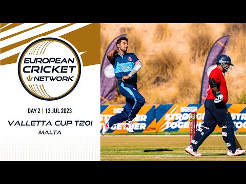 🔴 Valletta Cup T20Is, 2023 | Day 2 | T20 Live International Cricket | European Cricket