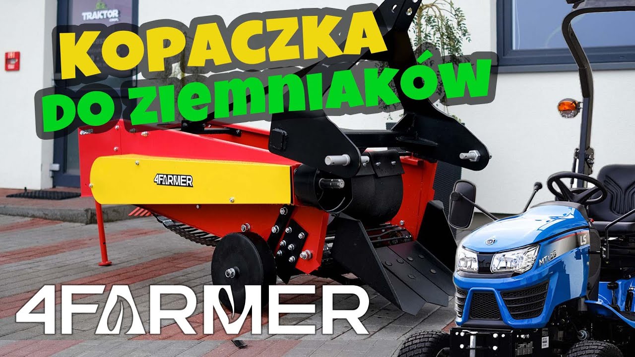 Kopaczka do ziemniaków do małego traktora do 15KM :: Traktor.com.pl