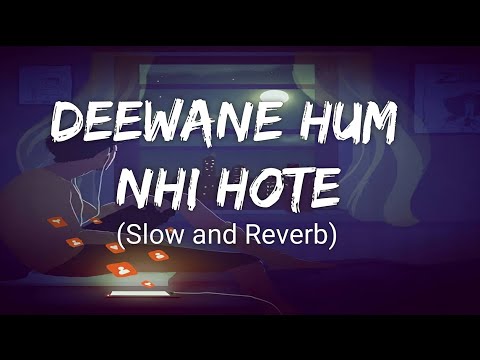 Deewane Hum Nahi Hote (Slow and Reverb) | Lofi | Hindi - (Slow and Reverb) songs | Lyrical Audio
