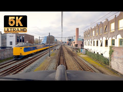 [5K] Walk to train through 1876's station: Apeldoorn - Amersfoort CABVIEW HOLLAND ICM 23feb 2021