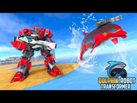 Dolphin Robot Transform : Robot War Android Gameplay