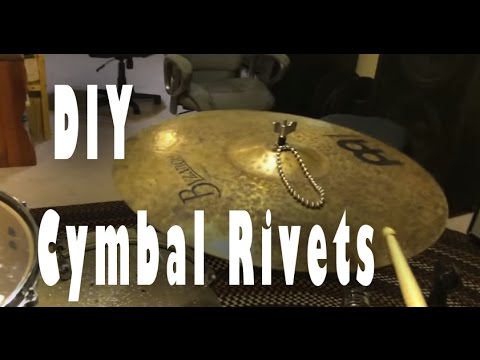 DRUM HACK | Easy DIY Cymbal Sizzle/Rivet