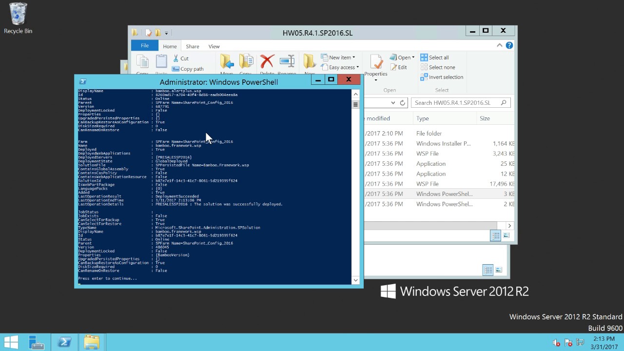 Bamboo Solutions Product Installation Video