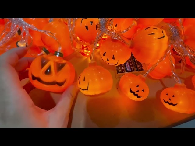 Vídeo relacionado con Wishstar guirnalda luces halloween, 600cm 40LED Calabaza Fantasma Murciélago Cadena de Luces, Calabaza Luces de Hadas, Halloween Decoracion para Interior Fiesta Garden