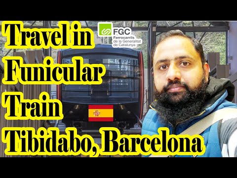 Funicular Train TIBIDABO , Barcelona Spain | 100 Years Old Track | Trip to World with Babar Hussain