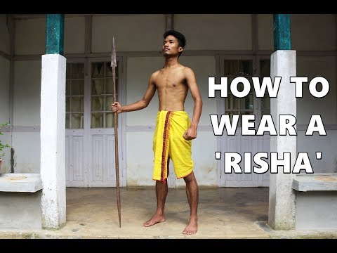 HOW TO WEAR A  'RISHA' | TUTORIAL VIDEO | ft. The_Dimasa