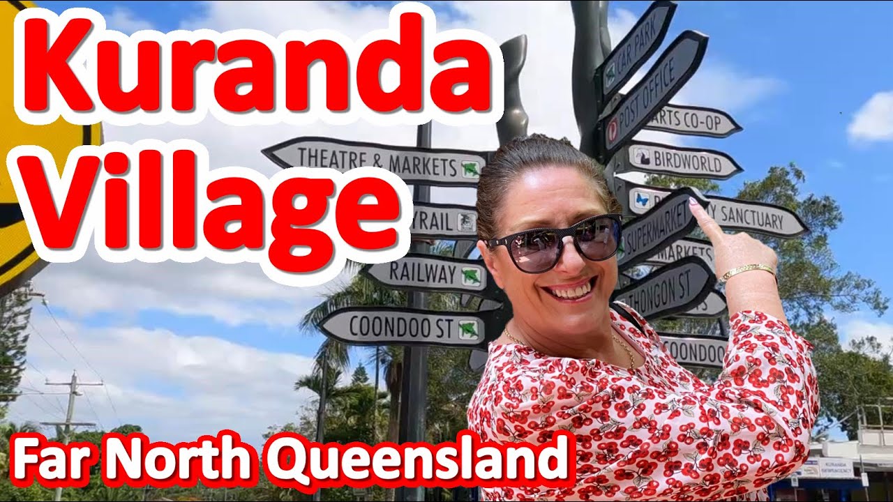 A traveler embarks on a trip to Kuranda Village.