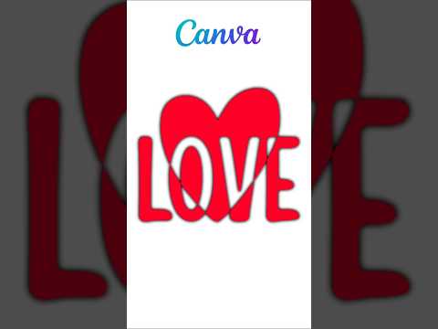 Canva Tutorial Create a Gradient and Overlapping Text Effect with Reflection