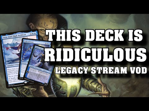 Monoblue Eon Prison - Stream VOD - Urza, Narset and Karn - MTG Legacy Combo Prison Gameplay