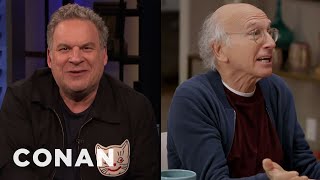 Jeff Garlin: Larry David Is Very Unprofessional | CONAN on TBS