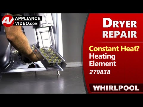 Dryer Overheating - Heating Element Defective - Diagnostic & Repair by Factory Technician