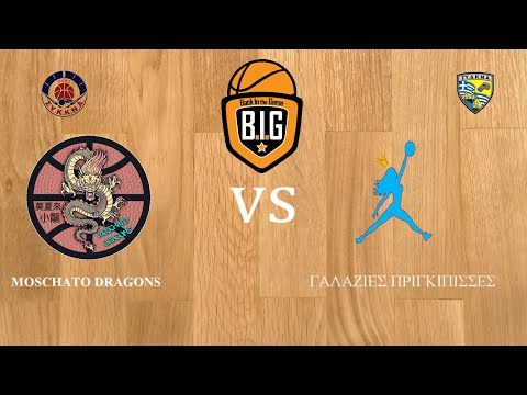 MOSCHATO DRAGONS 27-59 ΓΑΛΑΖΙΕΣ ΠΡΙΓΚΙΠΙΣΣΕΣ| 4η Αγων. BIG LEAGUE 2