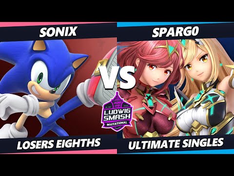 Ludwig Invitational - Sonix (Sonic) Vs. Spargo (Cloud) SSBU Ultimate Tournament